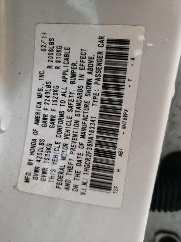 2017 HONDA ACCORD LX - 1HGCR2F36HA163341