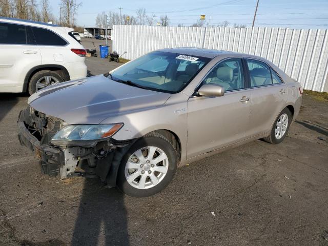 TOYOTA CAMRY HYBR 2007 tan  hybrid engine 4T1BB46K67U009450 photo #1