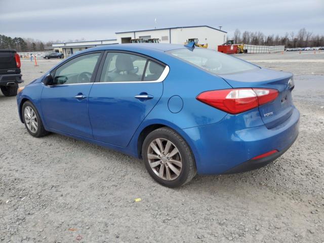 KIA FORTE 2014 blue  gas KNAFX4A8XE5083882 photo #3