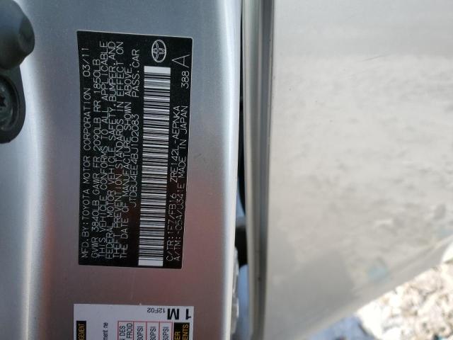 2011 TOYOTA COROLLA BA - JTDBU4EE4BJ102083