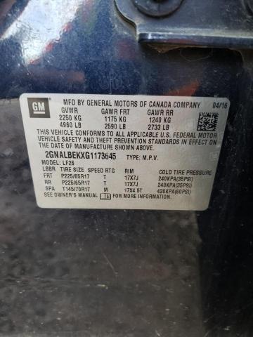 2016 CHEVROLET EQUINOX LS - 2GNALBEKXG1173645