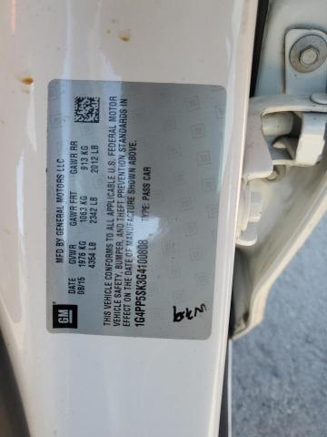 2016 BUICK VERANO - 1G4PP5SK3G4100808