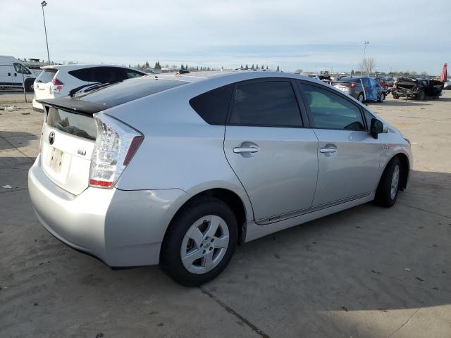 TOYOTA PRIUS 2011 silver  hybrid engine JTDKN3DU3B1388041 photo #4