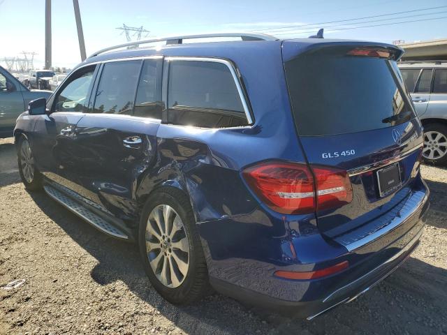 MERCEDES-BENZ GLS 450 4M 2019 blue  gas 4JGDF6EE1KB231578 photo #3