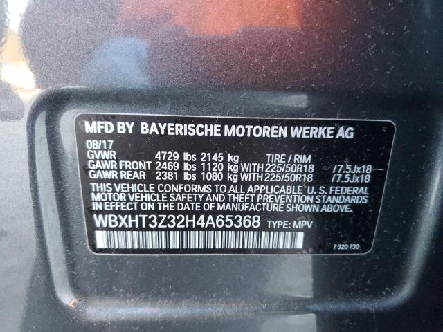 2017 BMW X1 XDRIVE2 - WBXHT3Z32H4A65368