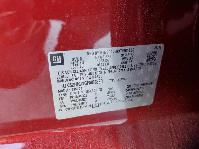 2016 GMC YUKON XL D 1GKS2HKJ1GR400828