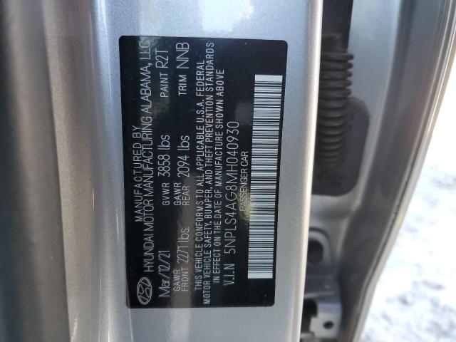2021 HYUNDAI ELANTRA SE - 5NPLS4AG8MH040930