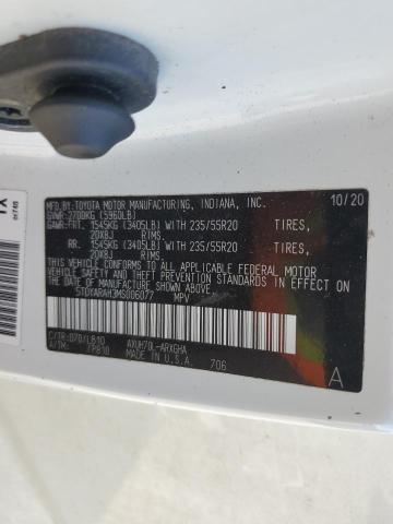 2021 TOYOTA HIGHLANDER - 5TDYARAH3MS006077
