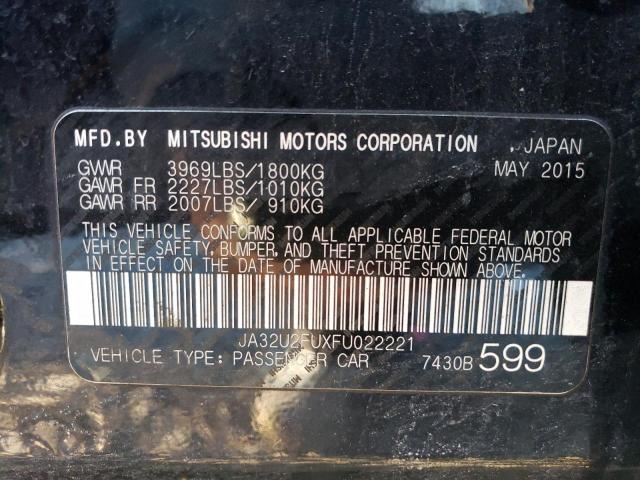 2015 MITSUBISHI LANCER ES - JA32U2FUXFU022221