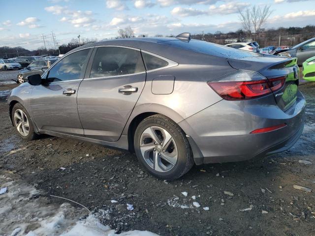 HONDA INSIGHT EX 2019 gray  hybrid engine 19XZE4F56KE017771 photo #3