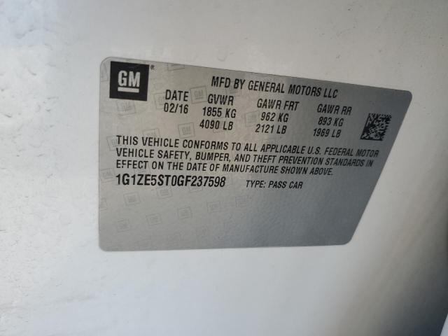 2016 CHEVROLET MALIBU LT - 1G1ZE5ST0GF237598