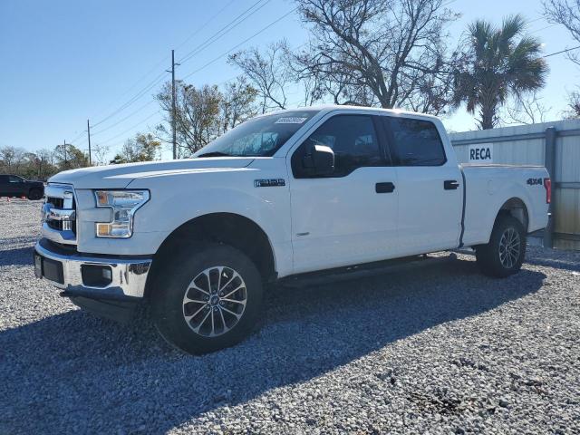 FORD F150 SUPER 2017 white crew pic gas 1FTFW1EG7HFB55559 photo #1