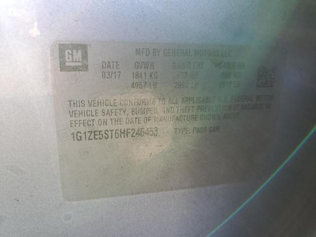 2017 CHEVROLET MALIBU LT 1G1ZE5ST6HF246453