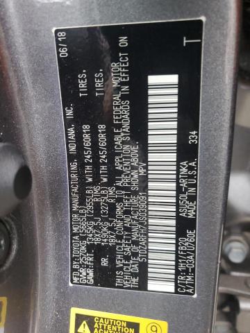 2018 TOYOTA HIGHLANDER 5TDZARFH7JS039091