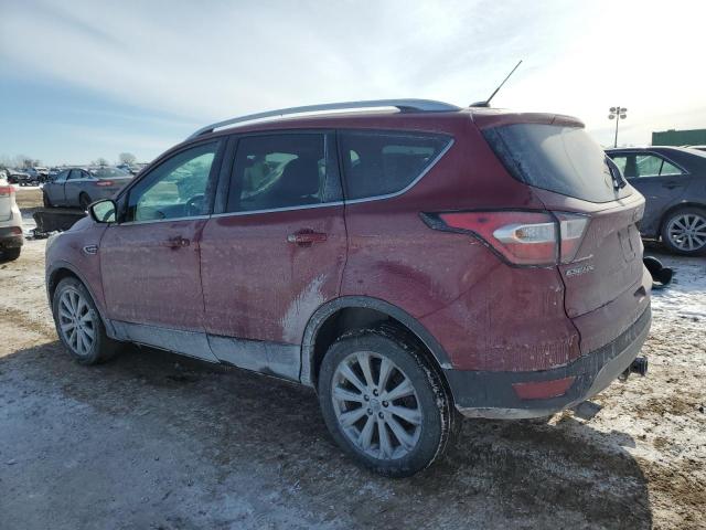Vin: 1fmcu9j9xhue45610, lot: 42212035, ford escape titanium 20172