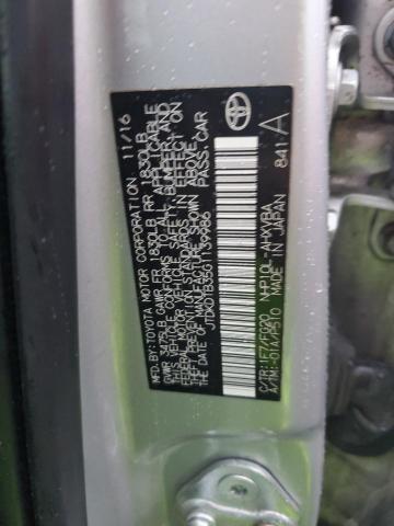 2016 TOYOTA PRIUS C - JTDKDTB35G1139986