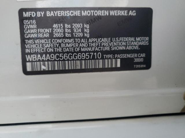 2016 BMW 428 I GRAN - WBA4A9C56GG695710