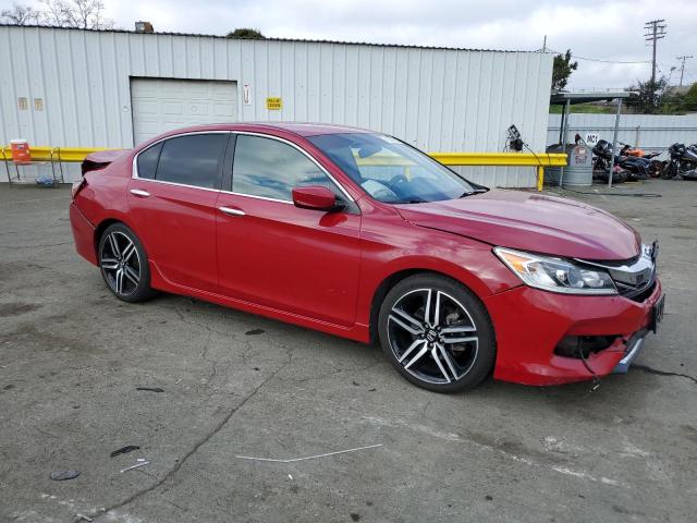 Vin: 1hgcr2f51ga227981, lot: 43005885, honda accord sport 20164