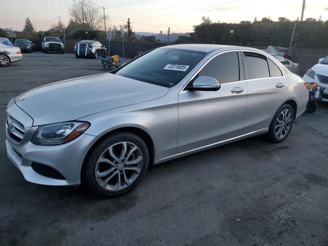 MERCEDES-BENZ C 300 4MAT 2015 silver sedan 4d gas 55SWF4KB0FU031479 photo #1