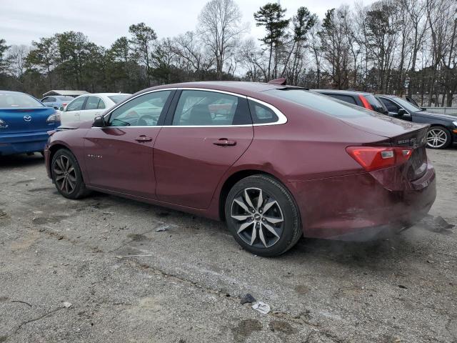 CHEVROLET MALIBU LT 2016 maroon  gas 1G1ZF5SX6GF204816 photo #3