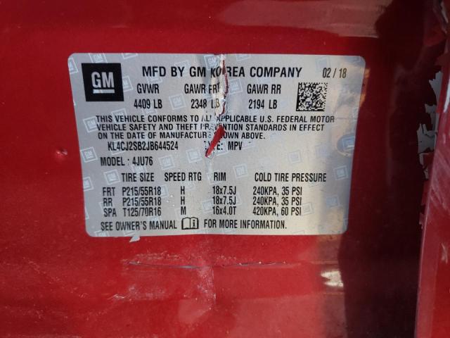 2018 BUICK ENCORE SPO - KL4CJ2SB2JB644524