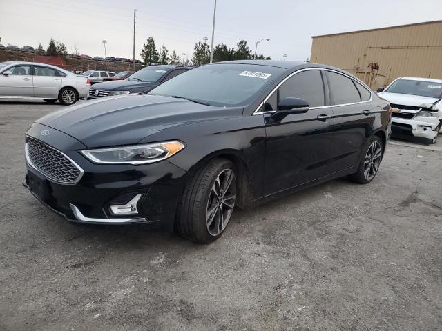 FORD FUSION TIT 2019 black  gas 3FA6P0D90KR120520 photo #1