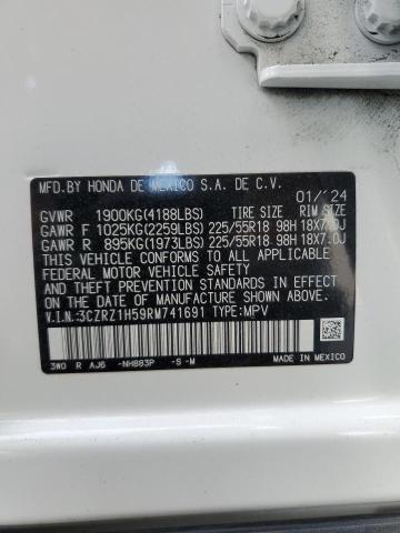 2024 HONDA HR-V SPORT - 3CZRZ1H59RM741691