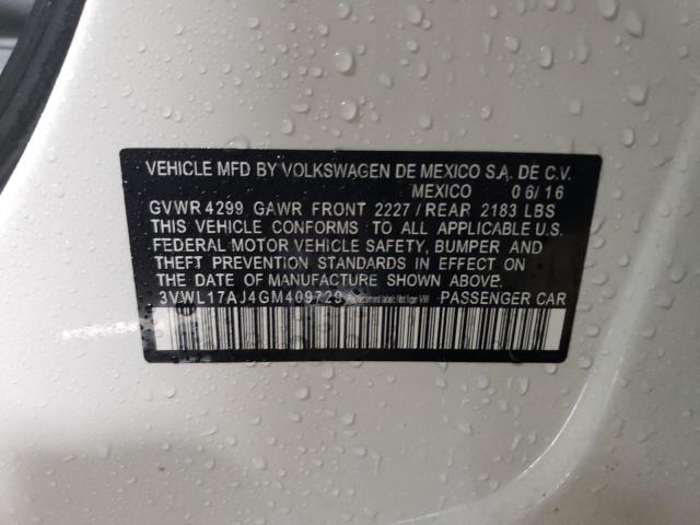 2016 VOLKSWAGEN JETTA SEL - 3VWL17AJ4GM409729