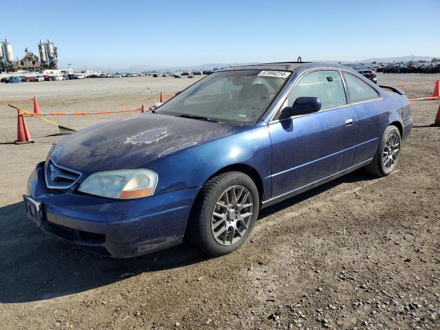 ACURA 3.2CL 2001 blue coupe gas 19UYA42441A036889 photo #1