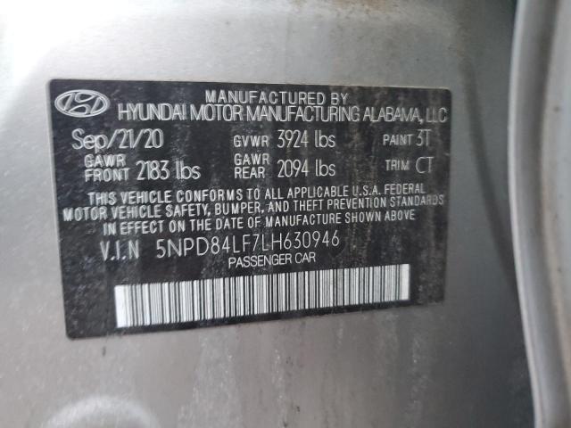 2020 HYUNDAI ELANTRA SE - 5NPD84LF7LH630946