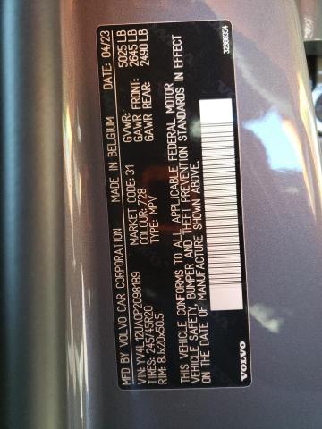 2023 VOLVO XC40 ULTIM YV4L12UA0P2098189