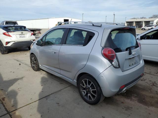 CHEVROLET SPARK 2LT 2014 silver  gas KL8CF6S99EC427119 photo #3