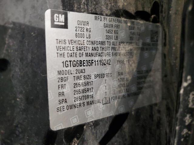 2015 GMC CANYON SLE - 1GTG6BE35F1119242
