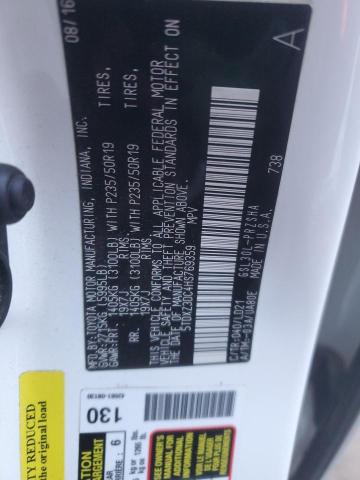 2017 TOYOTA SIENNA SE 5TDXZ3DC4HS769359