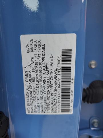 2024 HONDA RIDGELINE - 5FPYK3F65RB026772