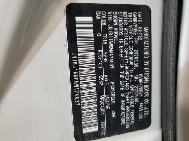 2022 NISSAN ROGUE SPOR - JN1BJ1AW6NW474637