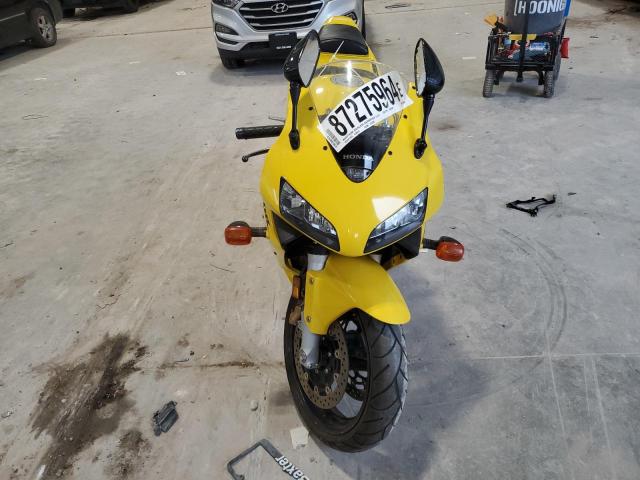 HONDA CBR600 RR 2003 yellow racer gas JH2PC37043M008233 photo #3