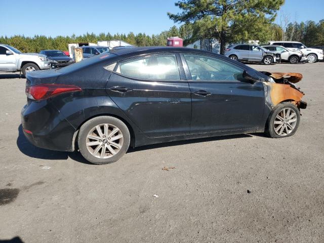 HYUNDAI ELANTRA SE 2015 black sedan 4d gas KMHDH4AE2FU355602 photo #4