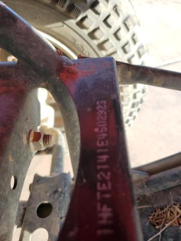 2014 HONDA TRX250 TE 1HFTE2141E4502923