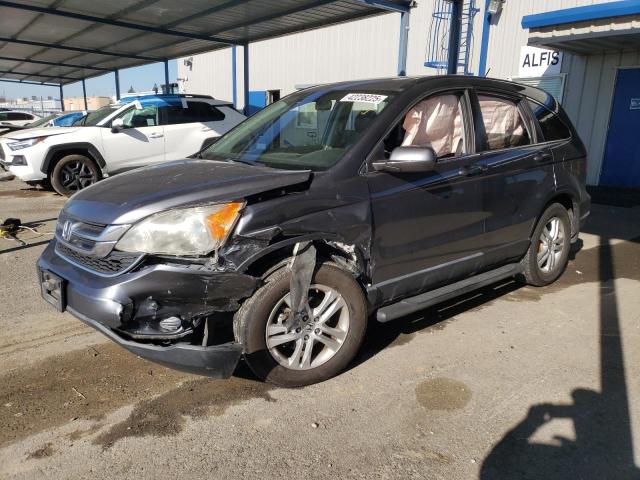 HONDA CR-V EXL 2011 gray  gas JHLRE4H72BC020434 photo #1