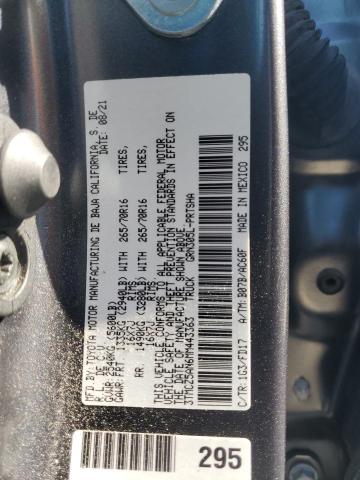 2021 TOYOTA TAC 3TMCZ5AN6MM443363