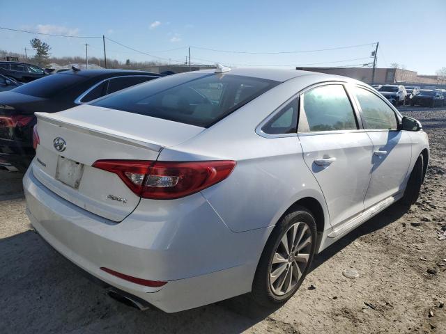 HYUNDAI SONATA SPO 2015 white  gas 5NPE34AF7FH216396 photo #4