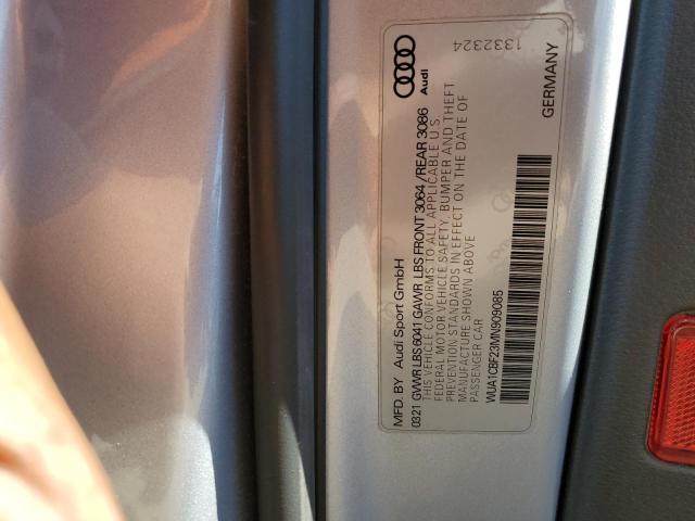 2021 AUDI RS6 WUA1CBF23MN909085