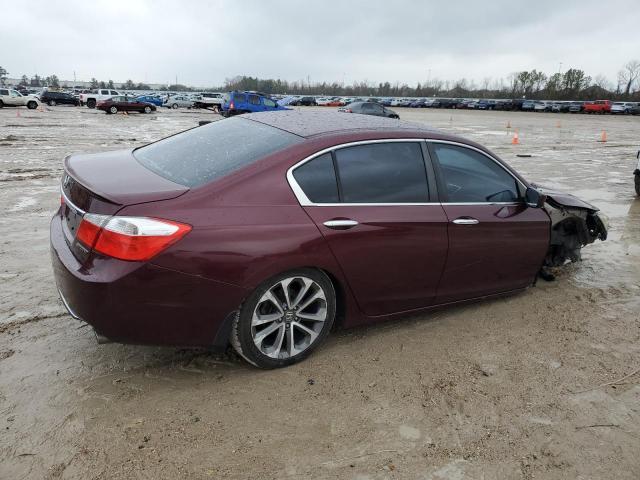 HONDA ACCORD SPO 2013 maroon  gas 1HGCR2F56DA128309 photo #4