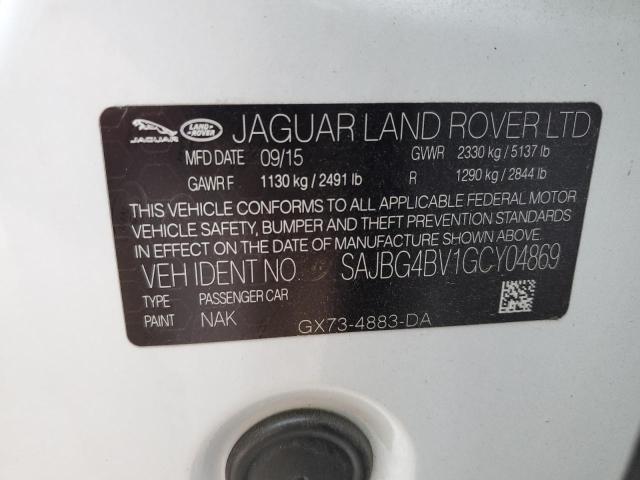 2016 JAGUAR XF S SAJBG4BV1GCY04869