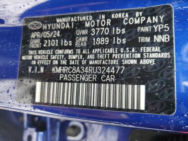 2024 HYUNDAI VENUE SEL - KMHRC8A34RU324477