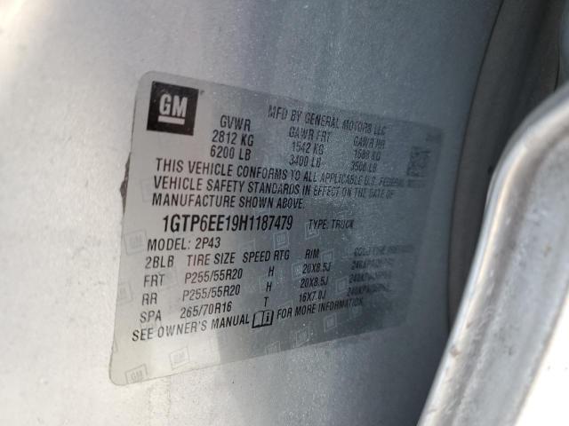 2017 GMC CANYON DEN 1GTP6EE19H1187479