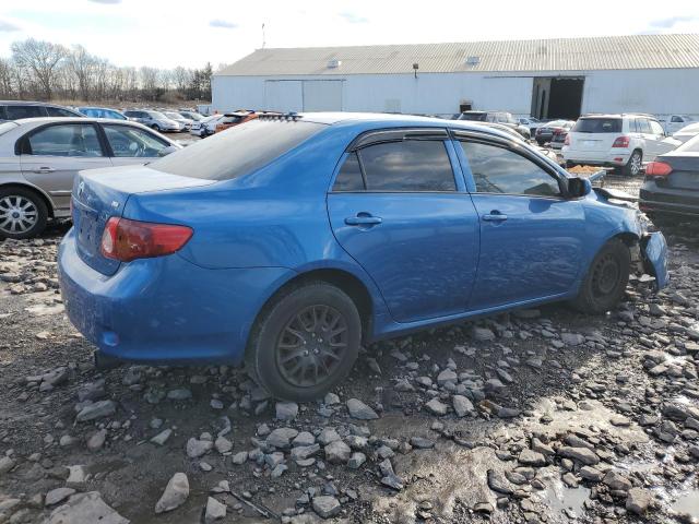 TOYOTA COROLLA BA 2009 blue sedan 4d gas 2T1BU40E39C109166 photo #4