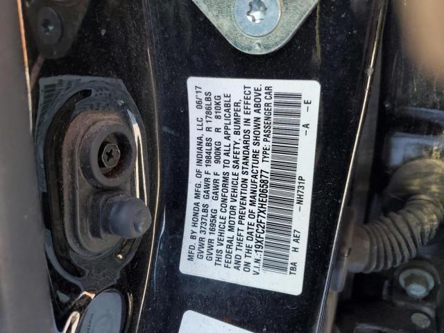 2017 HONDA CIVIC EX 19XFC2F7XHE065877