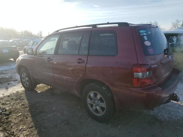 TOYOTA HIGHLANDER 2004 red  gas JTEEP21A040005687 photo #3